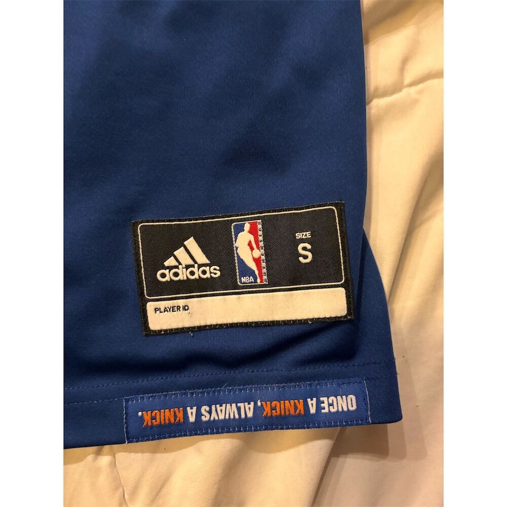 Adidas New York Knicks #6 Kristaps Porzingis Jersey Blue S - Picture 3 of 5